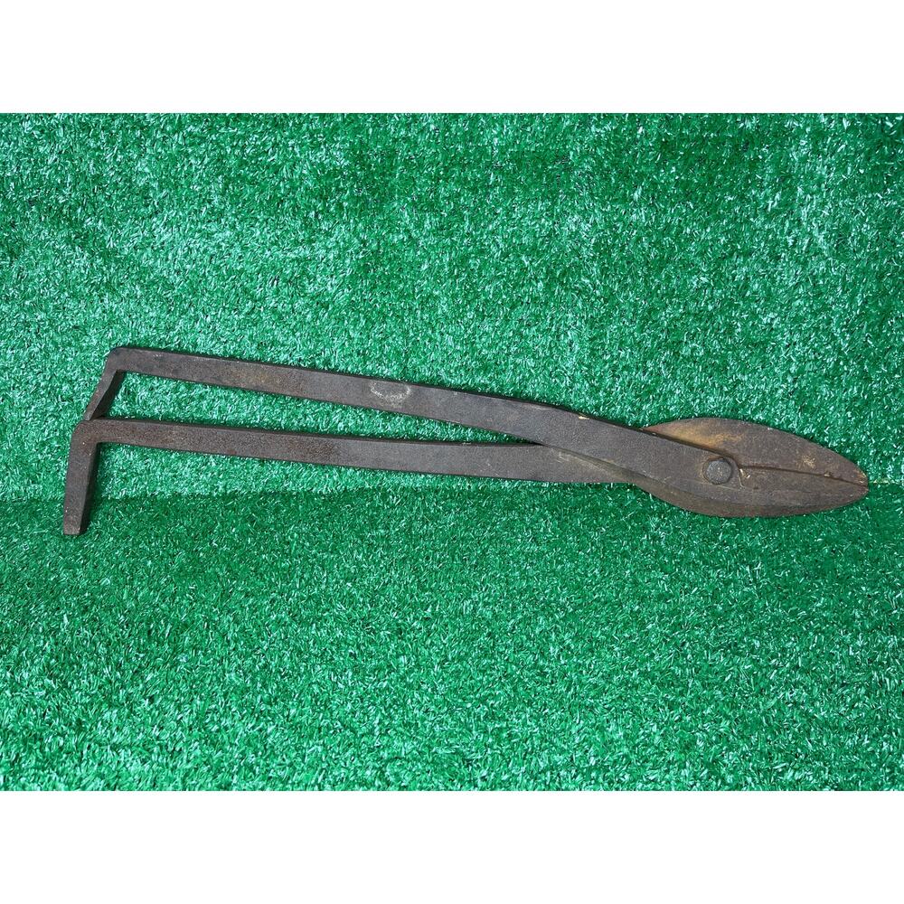 Vintage Hand Shear 26 inch Blacksmith Metal Cuttinge